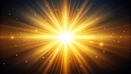 Fototapeta premium Glowing light effect with soft illuminated rays , Glowing, light, effect, soft, illuminated, rays, bright, gentle, vibrant