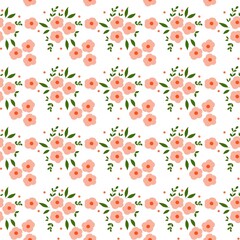 seamless, flower, floral, leaf, pattern, fabric, design, cute, spring, background, summer, small, texture, print, garden, retro, wallpaper, abstract, vintage, illustration, meadow, modern, fashion