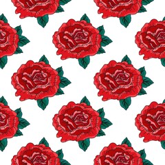 Cute seamless pattern in small flower.Small colorful flowers.