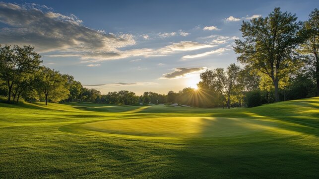 Think of a golfer aiming to improve their short game. Describe the skills involved in chipping and putting,