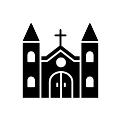 simple church icons, simple style glyph design inspiration for any interface and purpose suitable for symbols and more