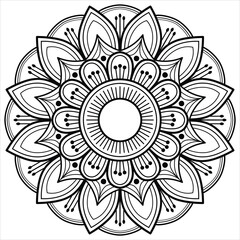 Elegant Floral Mandala Design for Meditation and Yoga Decor,mandala art, floral mandala, vector mandala, meditation decor, yoga , pattern, floral decoration, yoga art, henna mandala, vector art
