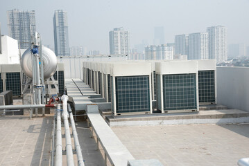 Industrial air conditioning in buildings
General industrial air conditioning