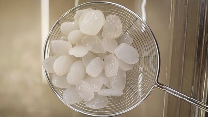 Kolang Kaling is the Indonesian term for the sugar palm fruit. One of popular ingredients to make dessert in Ramadhan for breakfasting