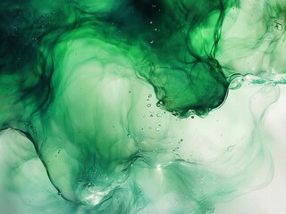 Fototapeta premium Water background image, paint, ink, texture, water droplets