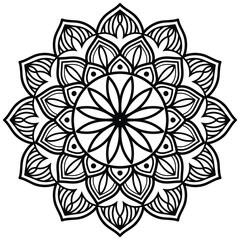 Elegant Floral Mandala Design for Meditation and Yoga Decor,mandala art, floral mandala, vector mandala, meditation decor, yoga , pattern, floral decoration, yoga art, henna mandala, vector art