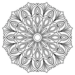 Elegant Floral Mandala Design for Meditation and Yoga Decor,mandala art, floral mandala, vector mandala, meditation decor, yoga , pattern, floral decoration, yoga art, henna mandala, vector art