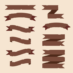 Obraz premium Ribbon Template Illustration