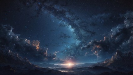 starry night sky