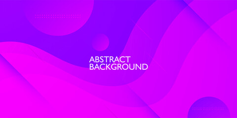 Abstract dark purple wave geometric 3D background. Wave color background with circle pattern design. Fluid shapes composition. Eps10 vector