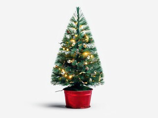 Miniature Christmas Tree with Lights  
