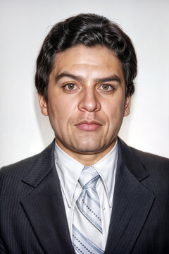Retro 1980s Mexico undercover DEA Law Enforcement Agent Serious Gaze