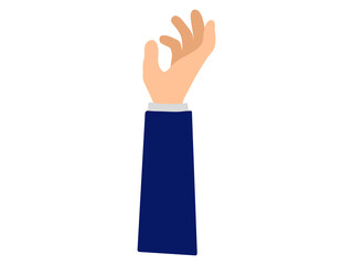 Human Hand Gestures Background Illustration