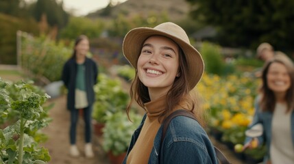 Community Volunteers at Local Garden Event