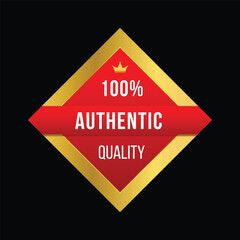 Obraz premium 100% Authentic Quality Vector art Golden colour 
