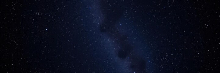 Fototapeta premium A vast expanse of deep space with stars scattered across the cosmos like diamonds on black velvet, nebular clouds, celestial bodies