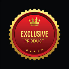 New exclusive product label icon Cartoon illustration of new exclusive product label vector icon for web

