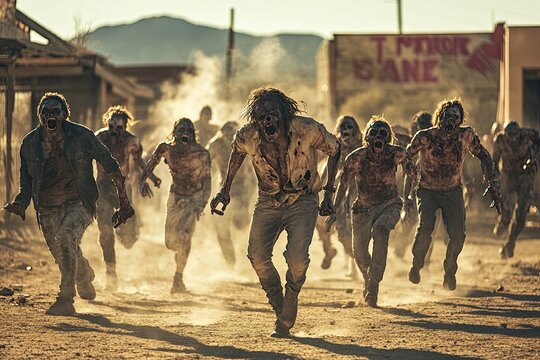 Group of zombies seen running 