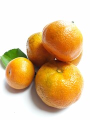 Fresh oranges, fruit arrangement