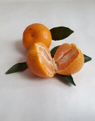 Fresh oranges, fruit arrangement