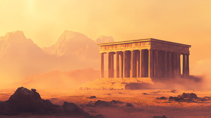 Obraz premium ruins of temple