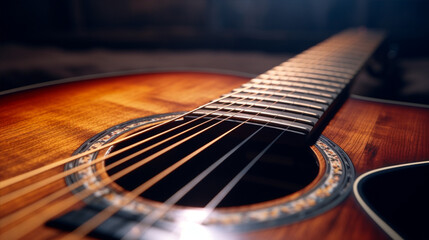 Fototapeta premium guitar close up