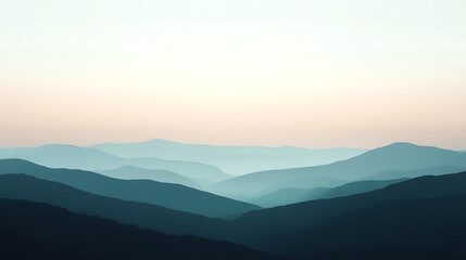 Fototapeta premium Minimalist background featuring subtle gradients from light to dark tones 