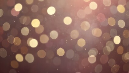 Pastel Pink and Gold Bokeh Background with Soft Sparkles and Glow