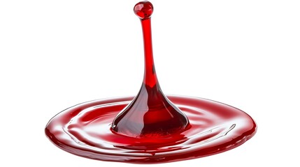 Red Liquid Splash