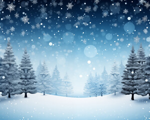 Fototapeta premium Christmas and New Year festivals in winter