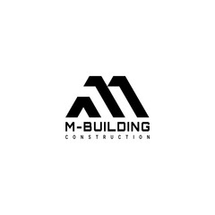 Modern Construction Company Logo. This image features a sleek and modern logo for company