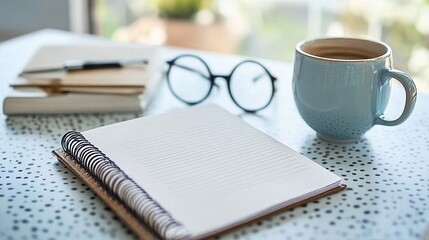 Peaceful Morning Routine with Coffee and Journal