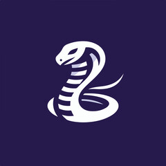 Fototapeta premium vector image of a cobra snake logo