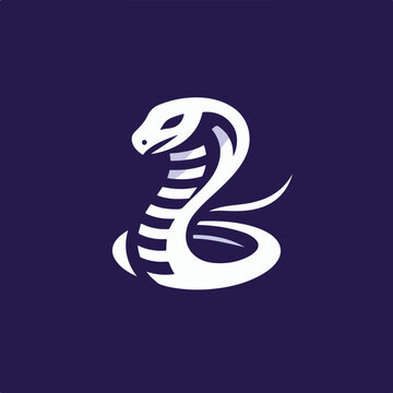vector image of a cobra snake logo