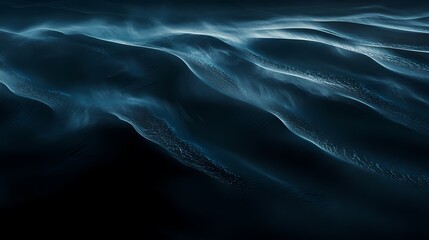 Digital technology blue and Black flashing sand dune illustration poster background