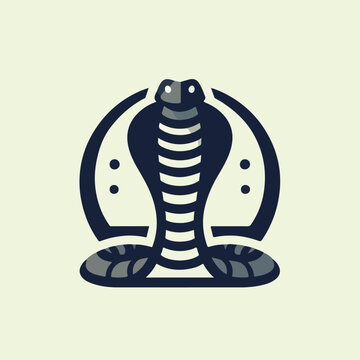 vector image of a cobra snake logo