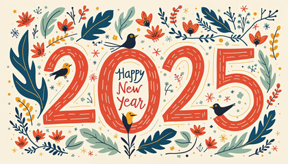 Collection of Happy New Year 2025 Designs. Elegant and beautiful poster designs. Vector premium design for a 2025 poster, card, calendar and social media