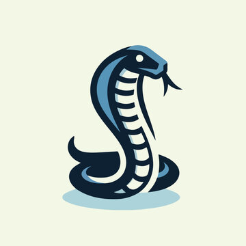 vector image of a cobra snake logo