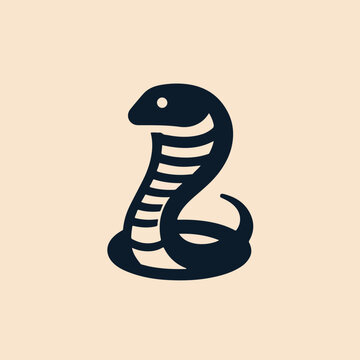 vector image of a cobra snake logo
