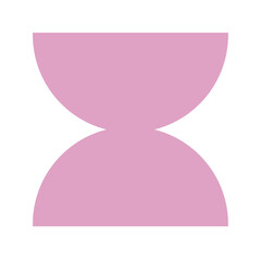 double semicircles geometric shape