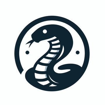 vector image of a cobra snake logo