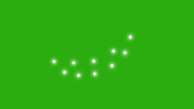 glitter on green screen background,4K Alpha Channel animation. Twinkling Stars Background. Loopable sparkling colorful star. sun, ksy.