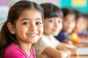 日本の小学校で授業を受けるインド人の子供