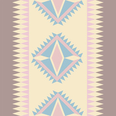 Colorful Native American pattern, Navajo design. Native American ornament. Abstract geometric background traditional ethic for decoration, clothing, fabric, textile, fashion. abstract 