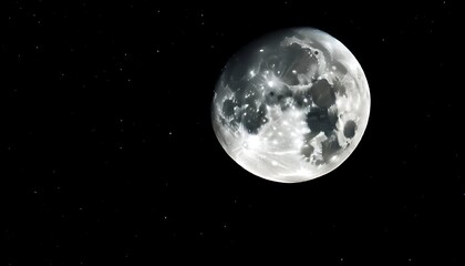 Fototapeta premium Mystical Universe Exploration Under Moonlight