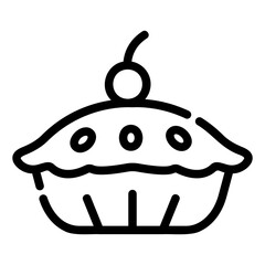 pie Line Icon