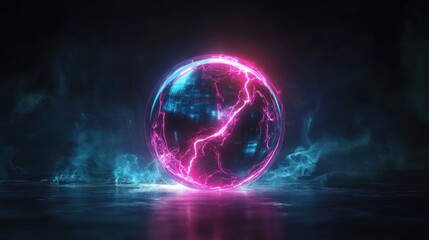 Glowing Sphere of Energy