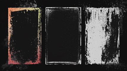 Black vertical lines paint brush strokes stop motion. Hand drawn stripes painting background. Realistic texture overlay mimicking a worn paper effect Includes overlay texture 