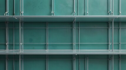 Frosty teal background with a faint white grid, perfect for a crisp and airy appearance