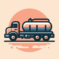 tank truck vector image